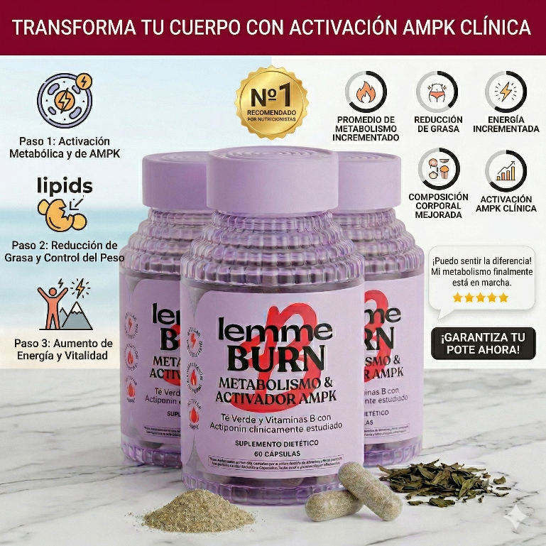 OFERTA 2X1 - Lemme Burn : Apoyo al Metabolismo y Reducción de Grasa Abdominal
